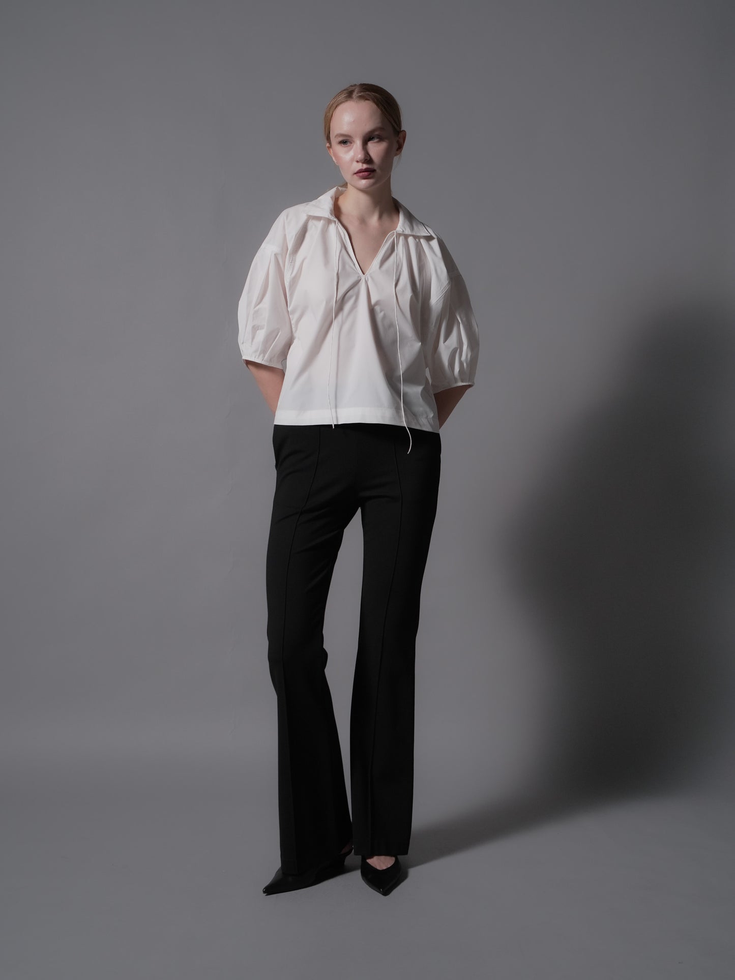 Anessa Tie Puff Sleeve Top