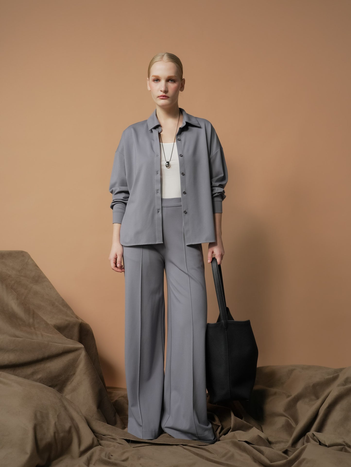 Blair Long Sleeve Collared Top