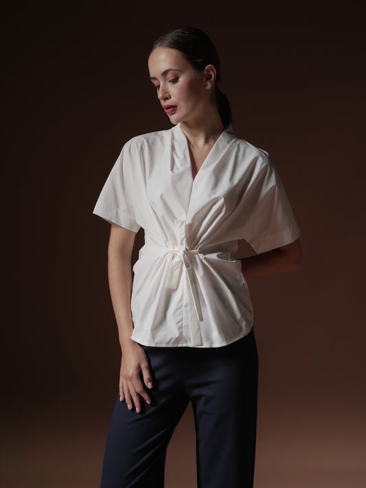 Venus V-Neck Pull Waist Top