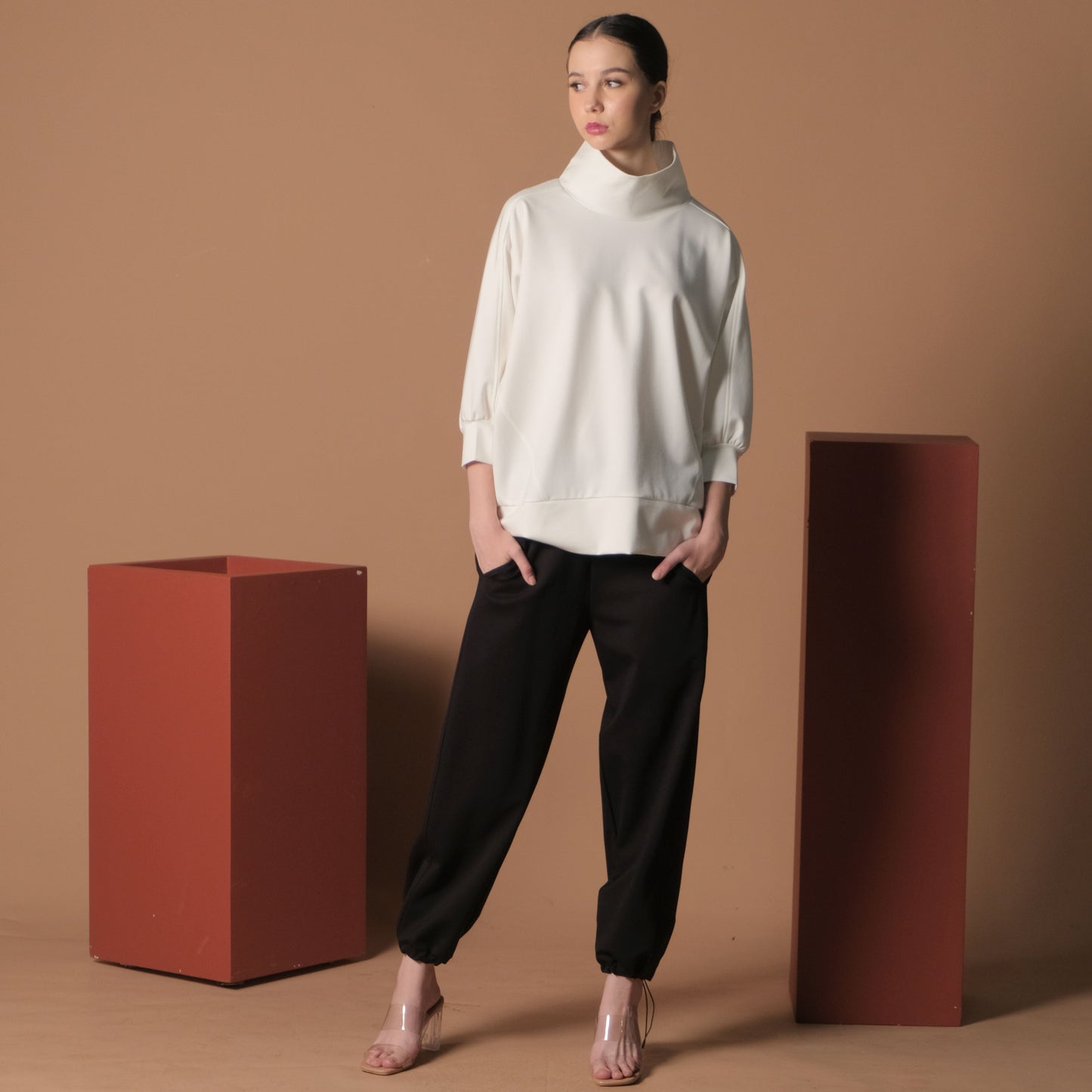 Mia Mock Neck Top