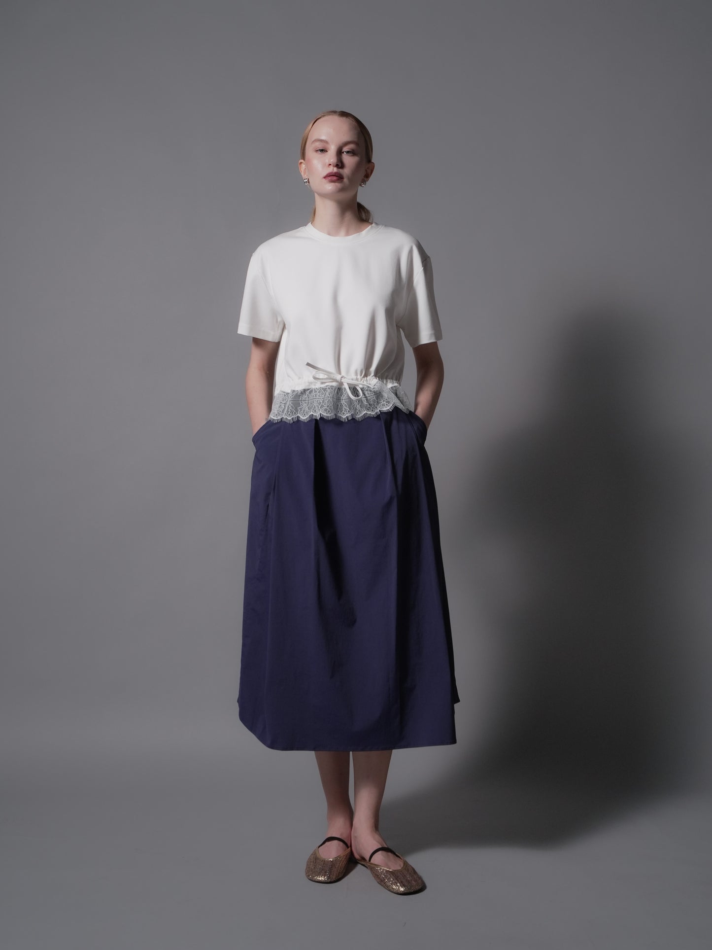Fatima Lace Combi With Cord Top