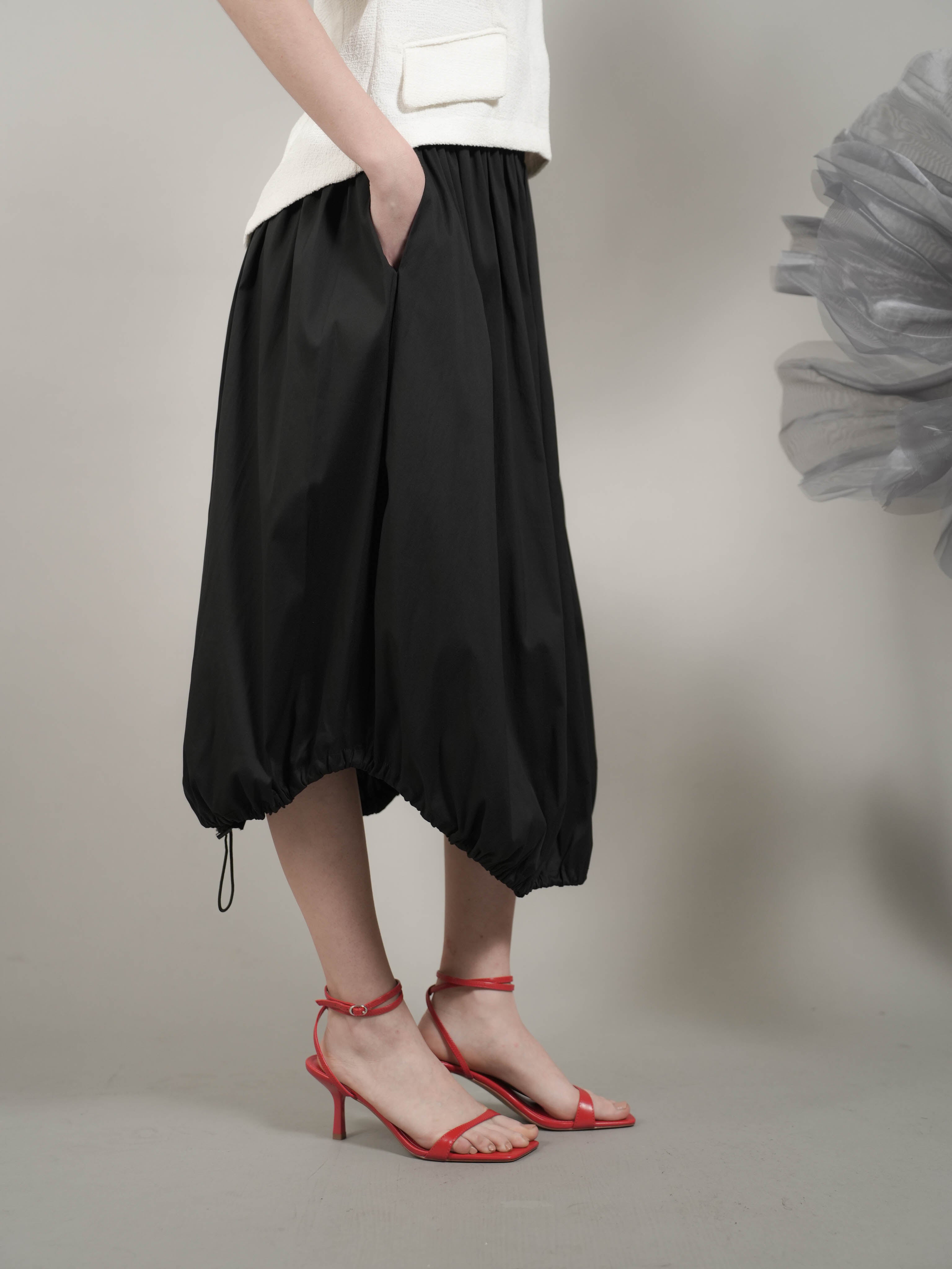 RM Balloon Skirt with Back Slit – Mosaic