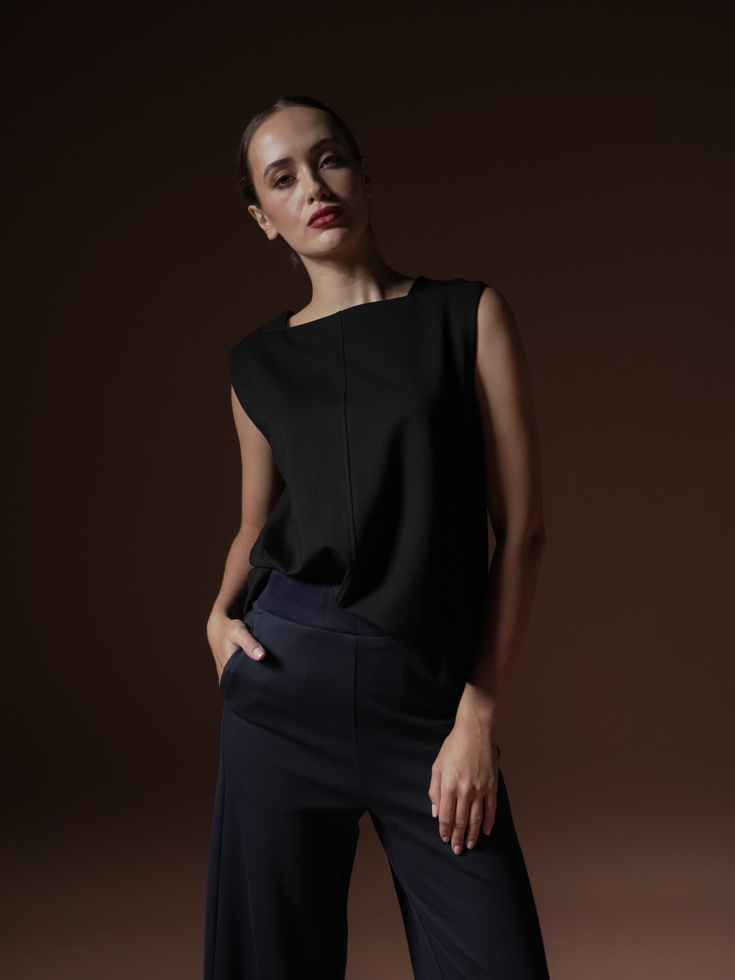 Pam Two-way Neckline Top