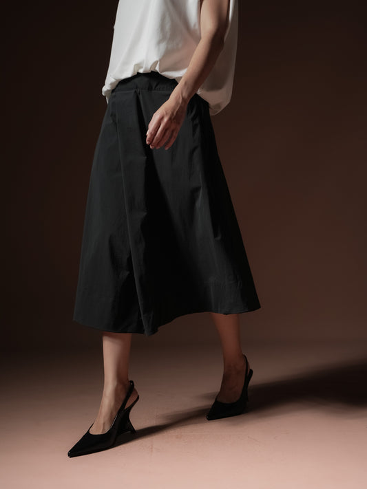 Jed Overlap Pleat Skirt