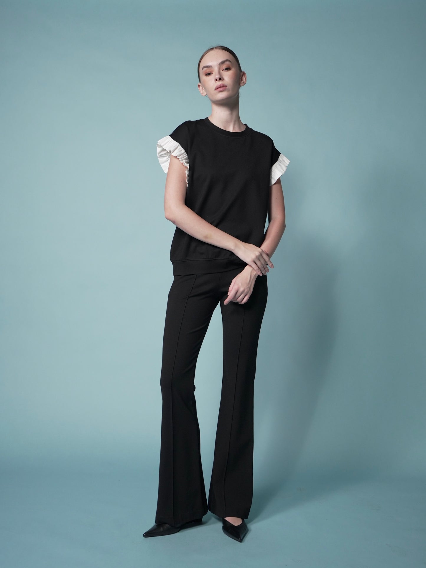 Amelia Ruffle Combi Top