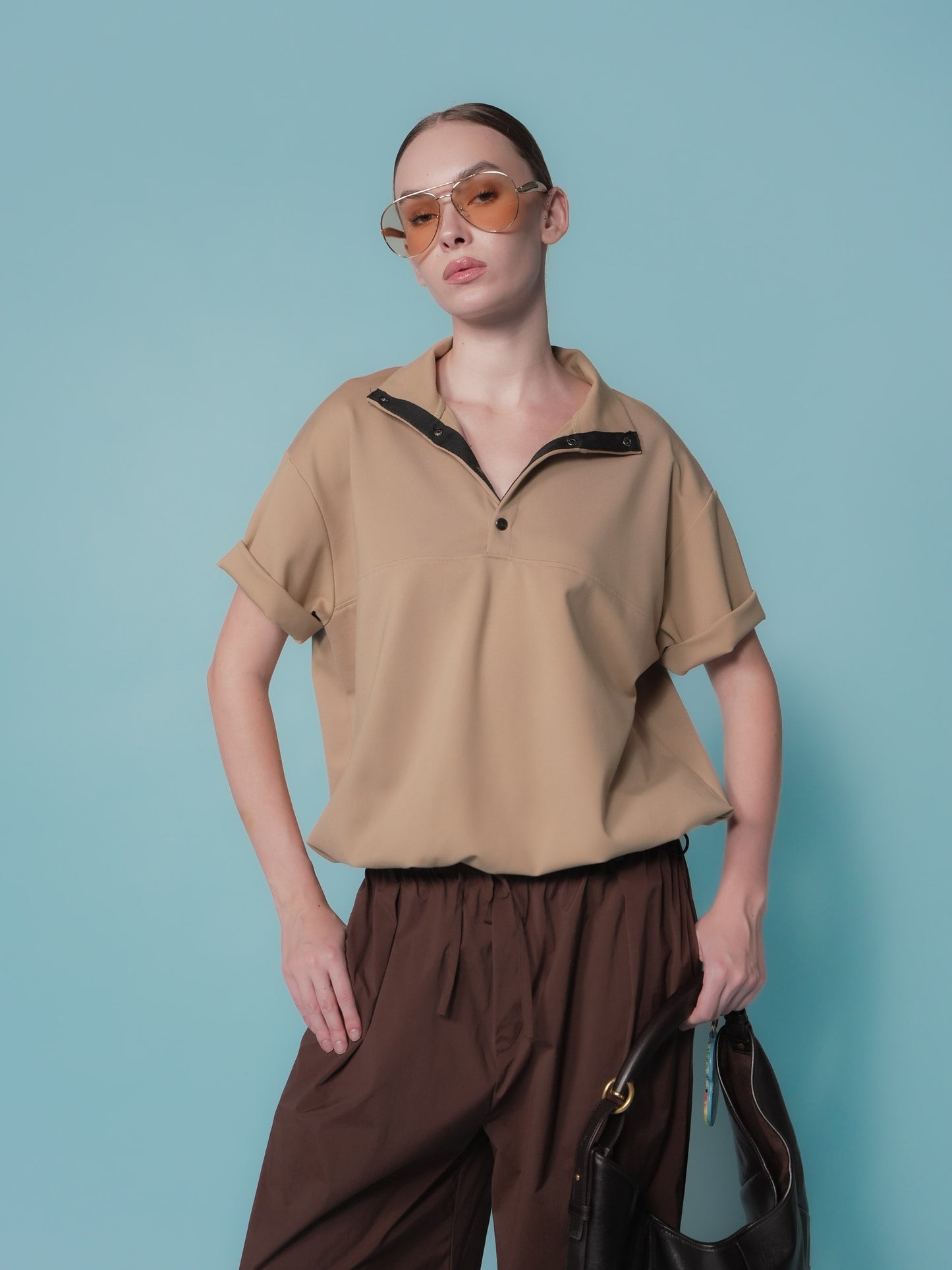 Sanya Snap Closure Top