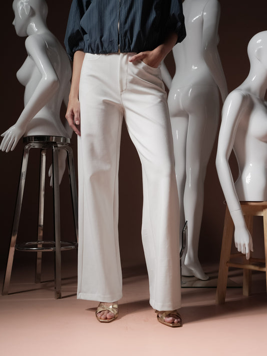 Elijah Contrast Button Pants