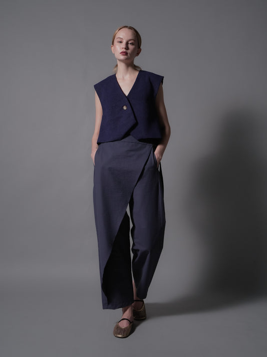 Tala Single Button Vest Top
