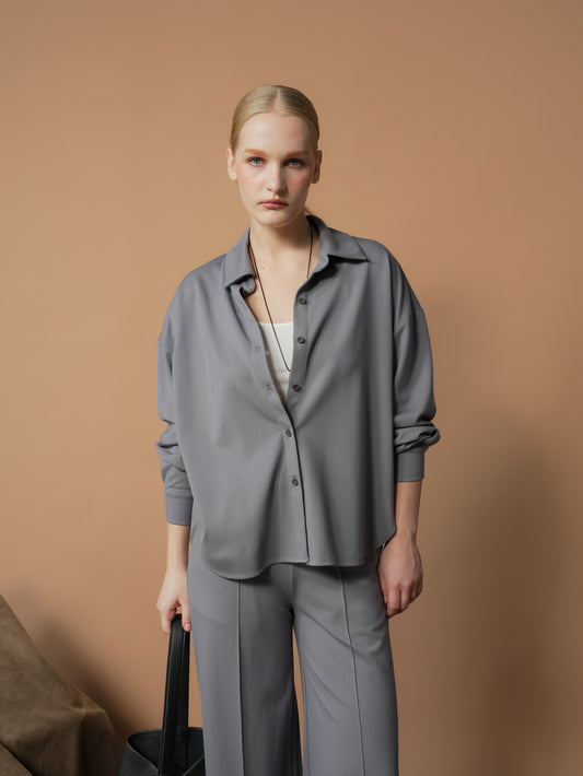 Blair Long Sleeve Collared Top