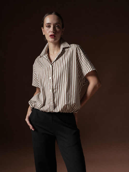 Jodi Striped Loose Blouse