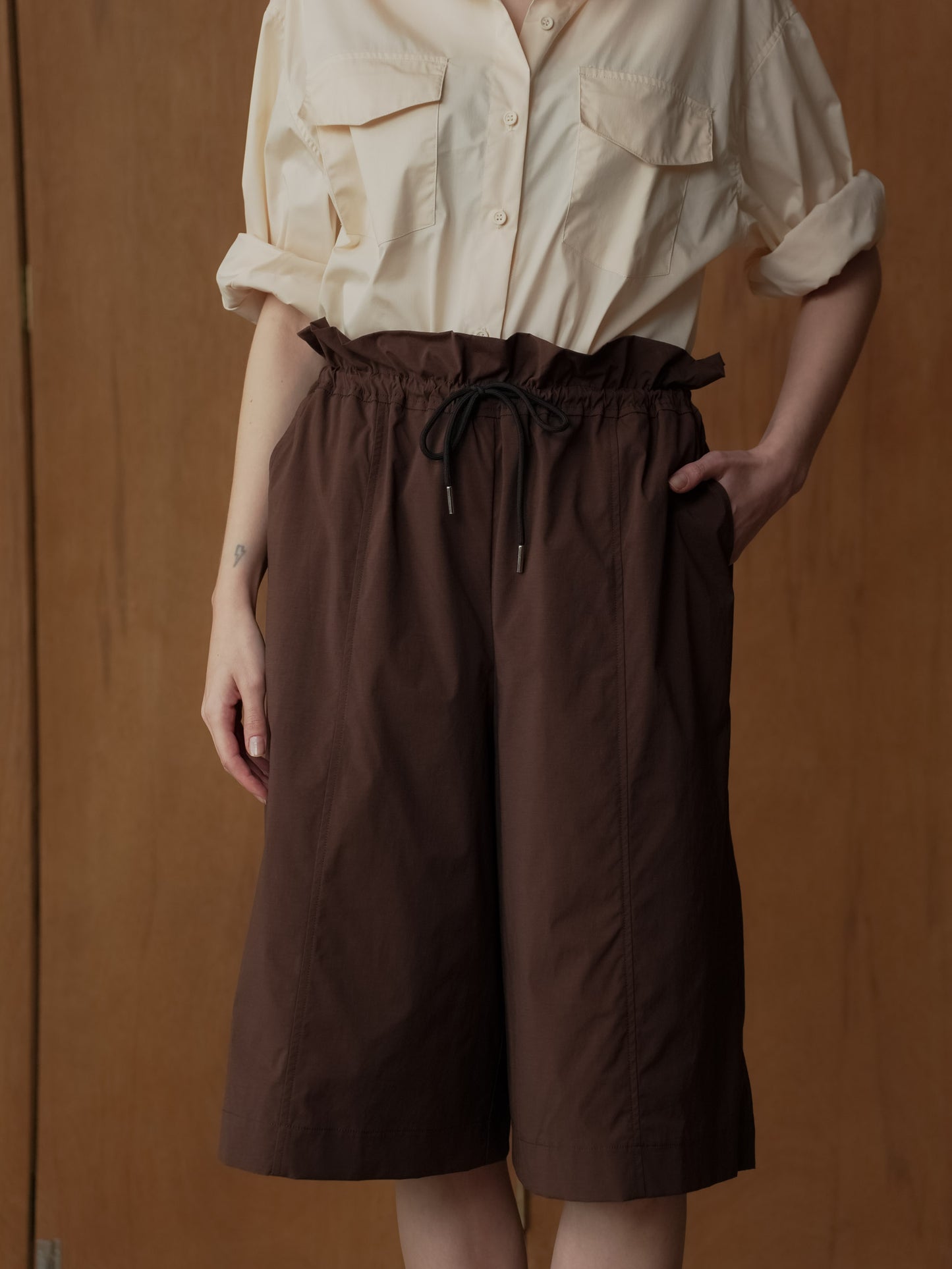 Ford Paperbag Waist Tie Culottes