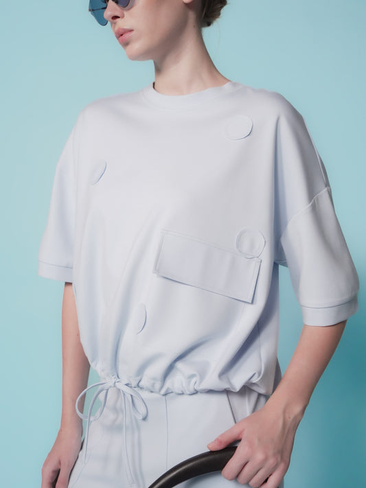 Pola Polka Detail Top