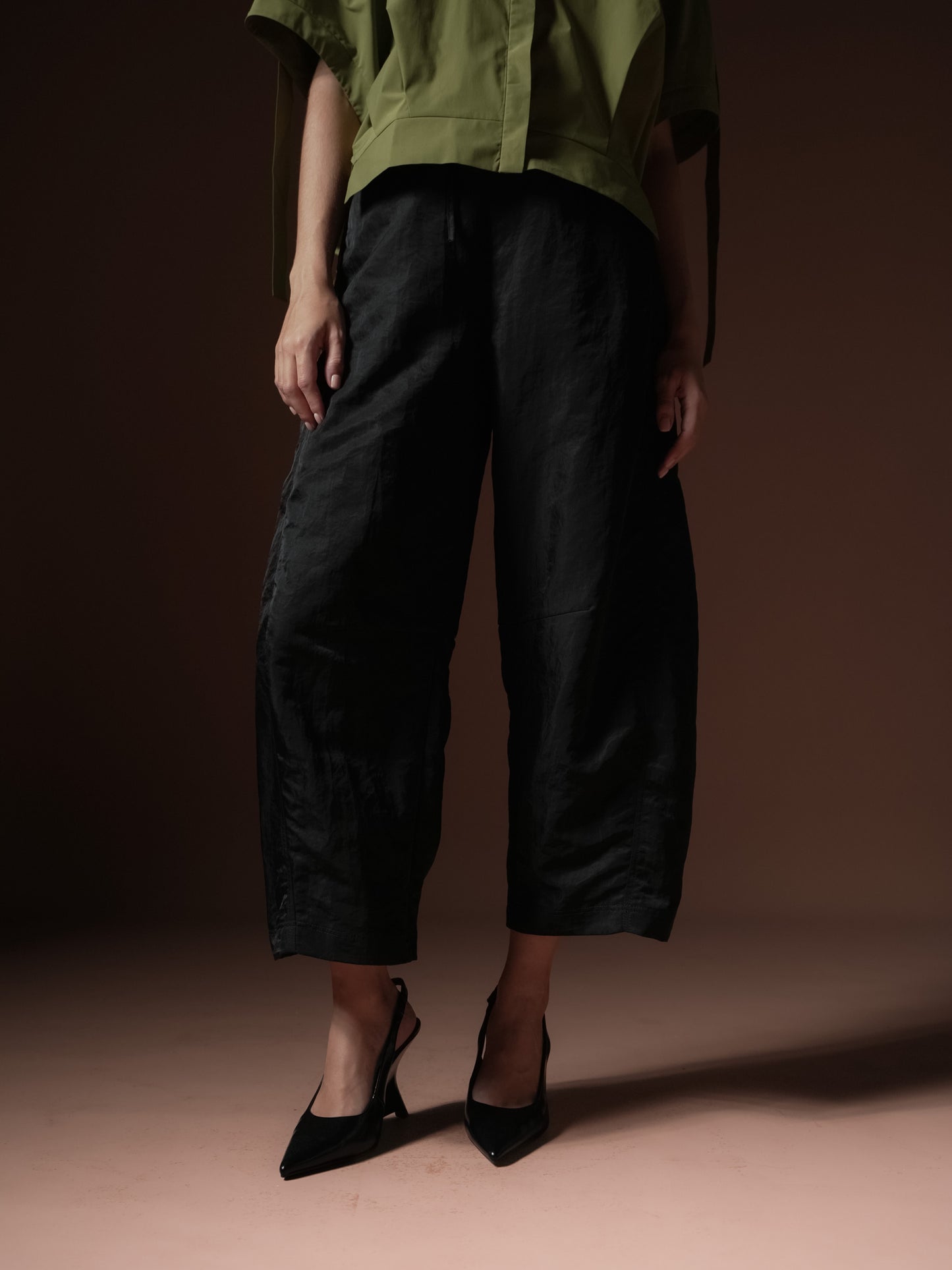 Nate Barrel Waist Tie Pants