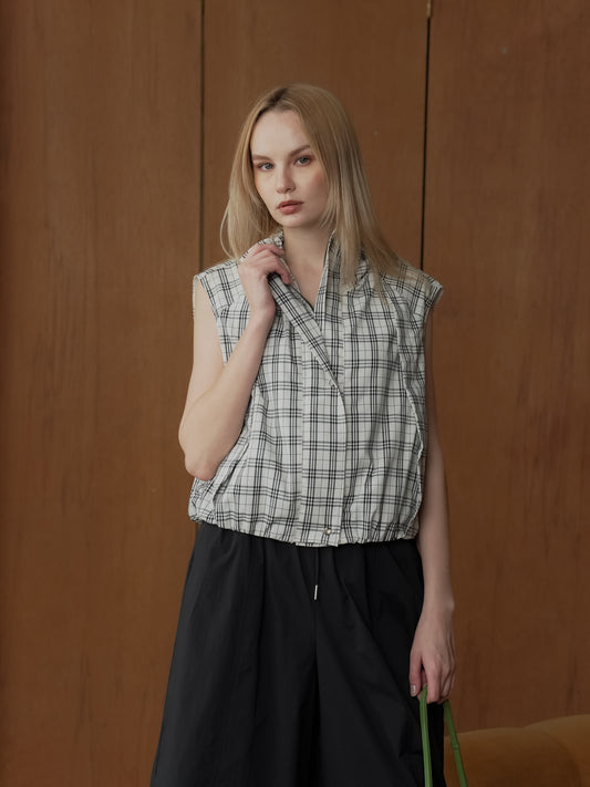 Stell Checkered Vest Top