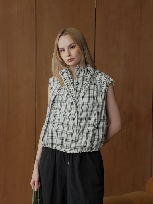 Stell Checkered Vest Top