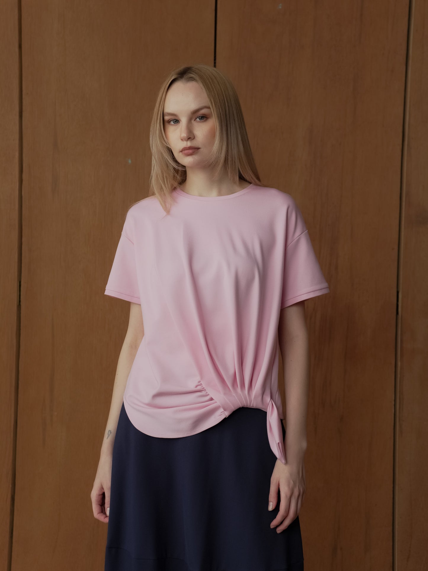 Ruffa Pleated Gathers Top