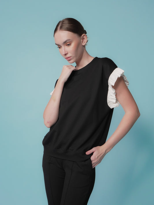 Amelia Ruffle Combi Top