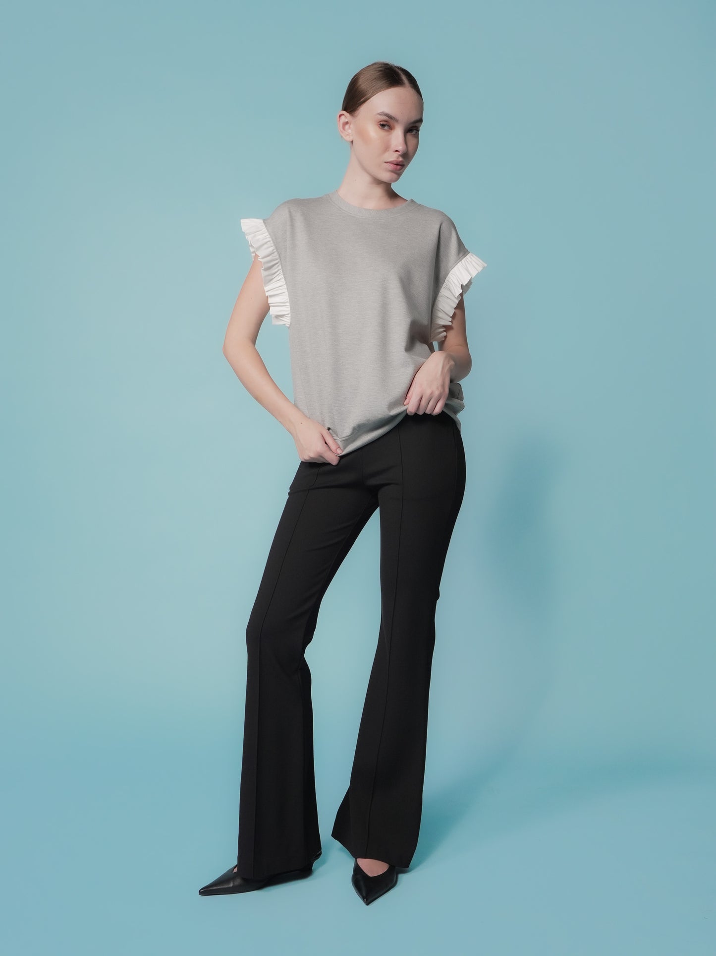 Amelia Ruffle Combi Top