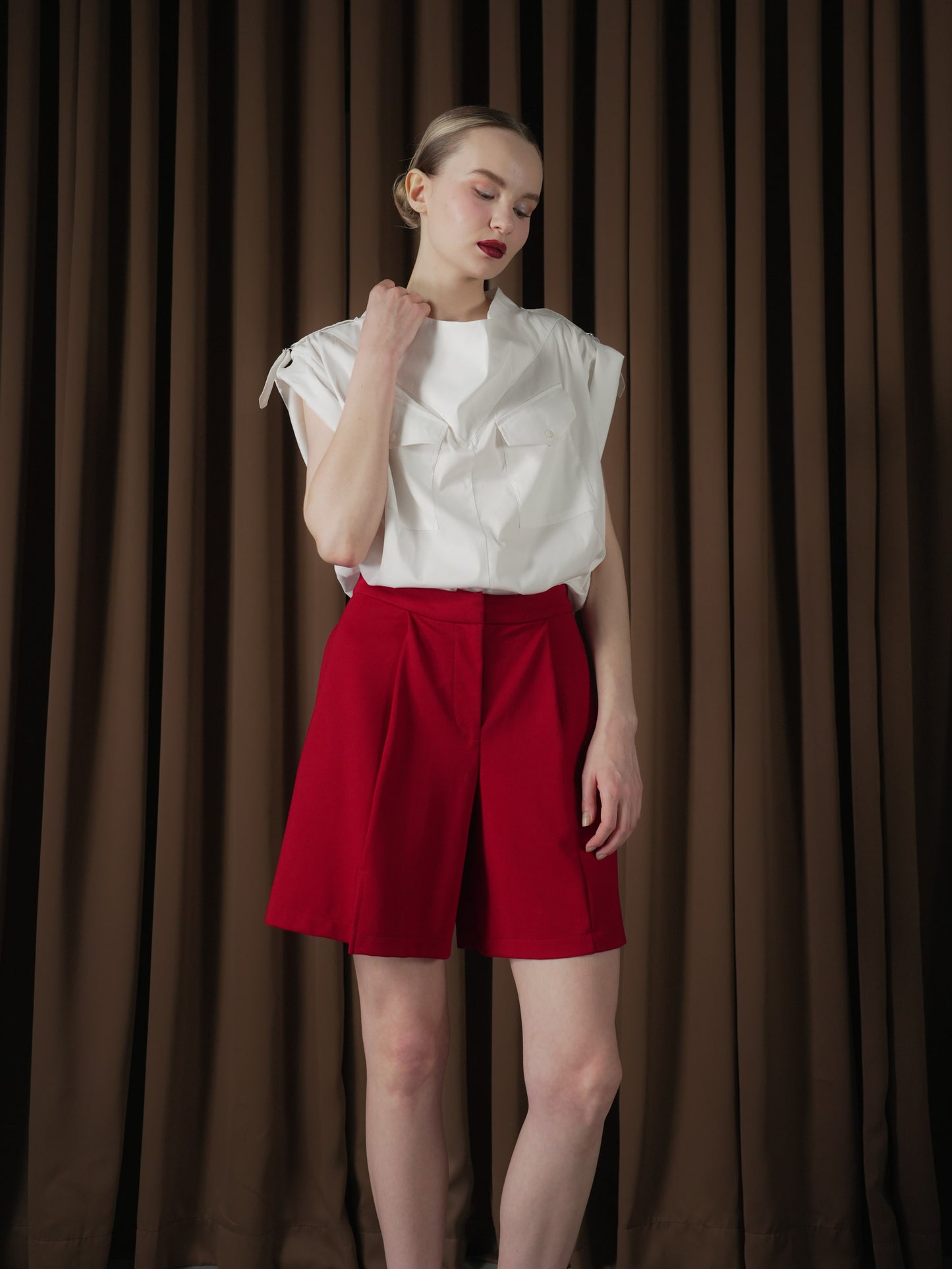 Maricel With Shoulder Buckle Top