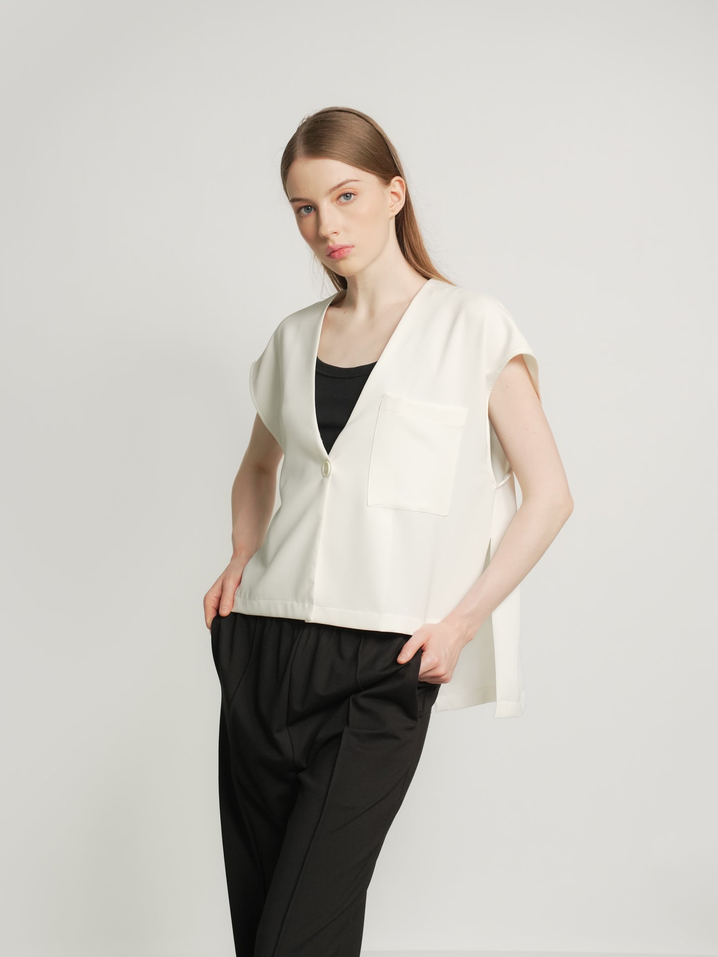 Betsy Crepe Vest Top