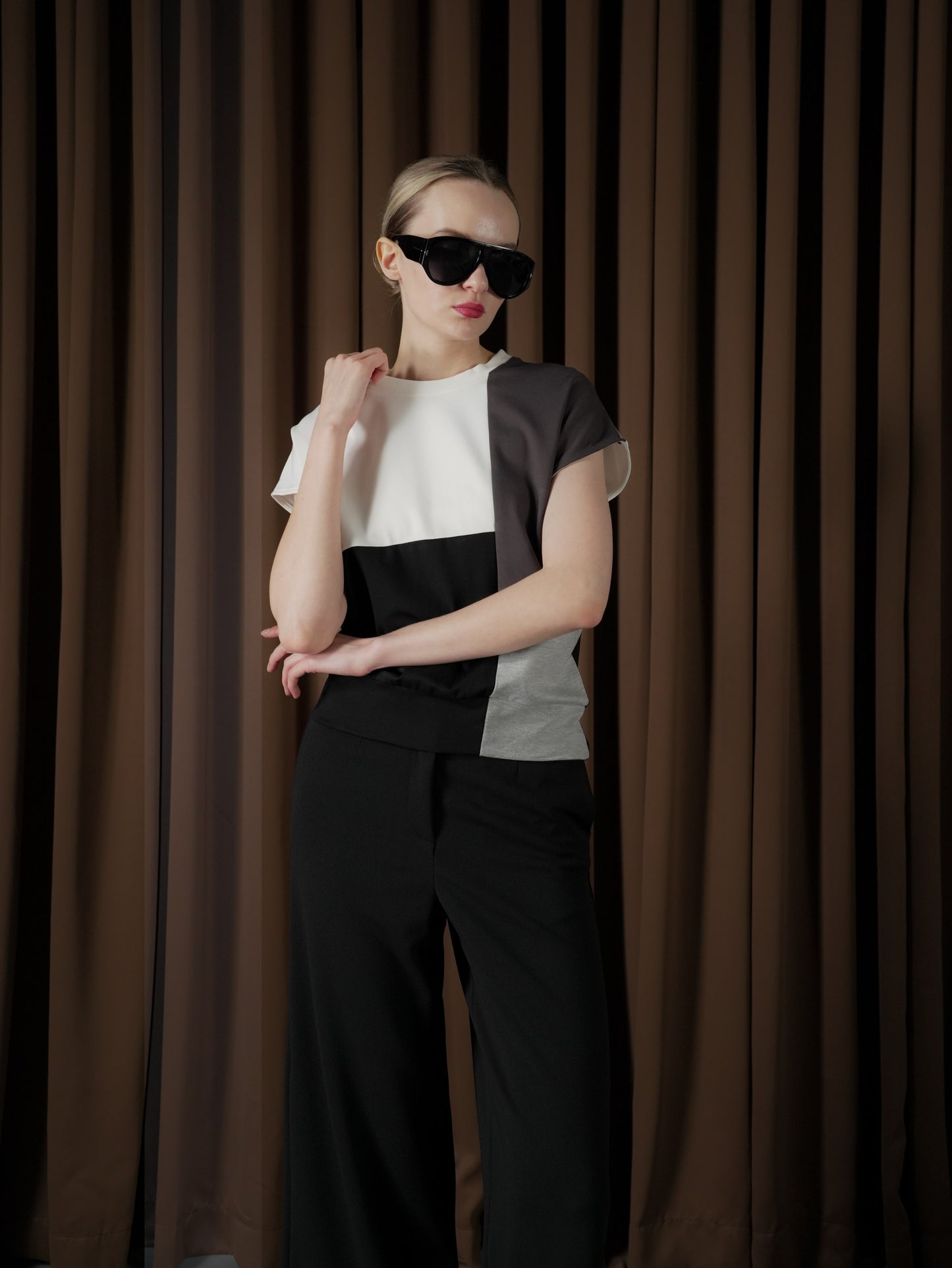 Perth Color Blocking Top