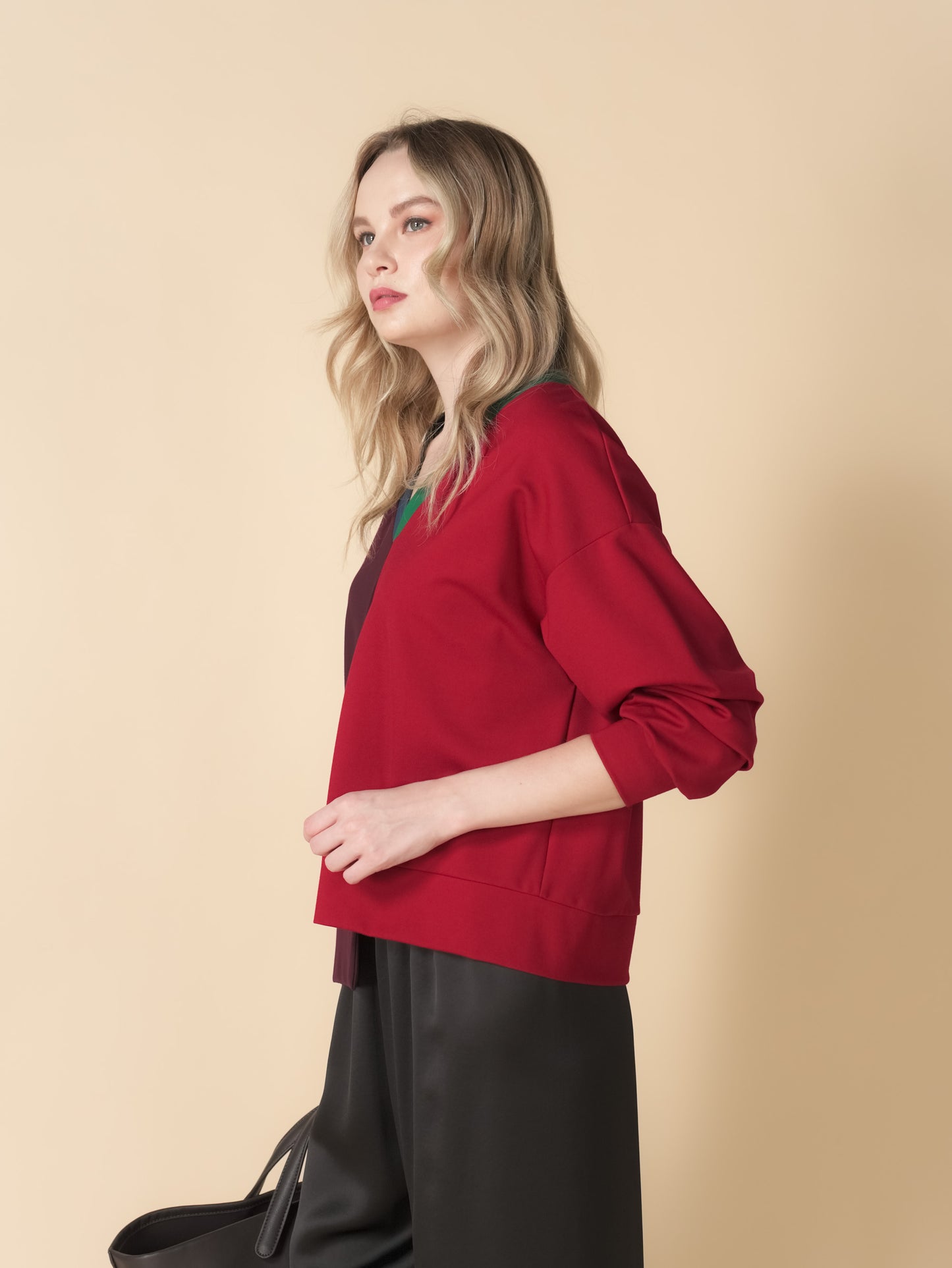 Juliard Multi Color Blocking Sweater