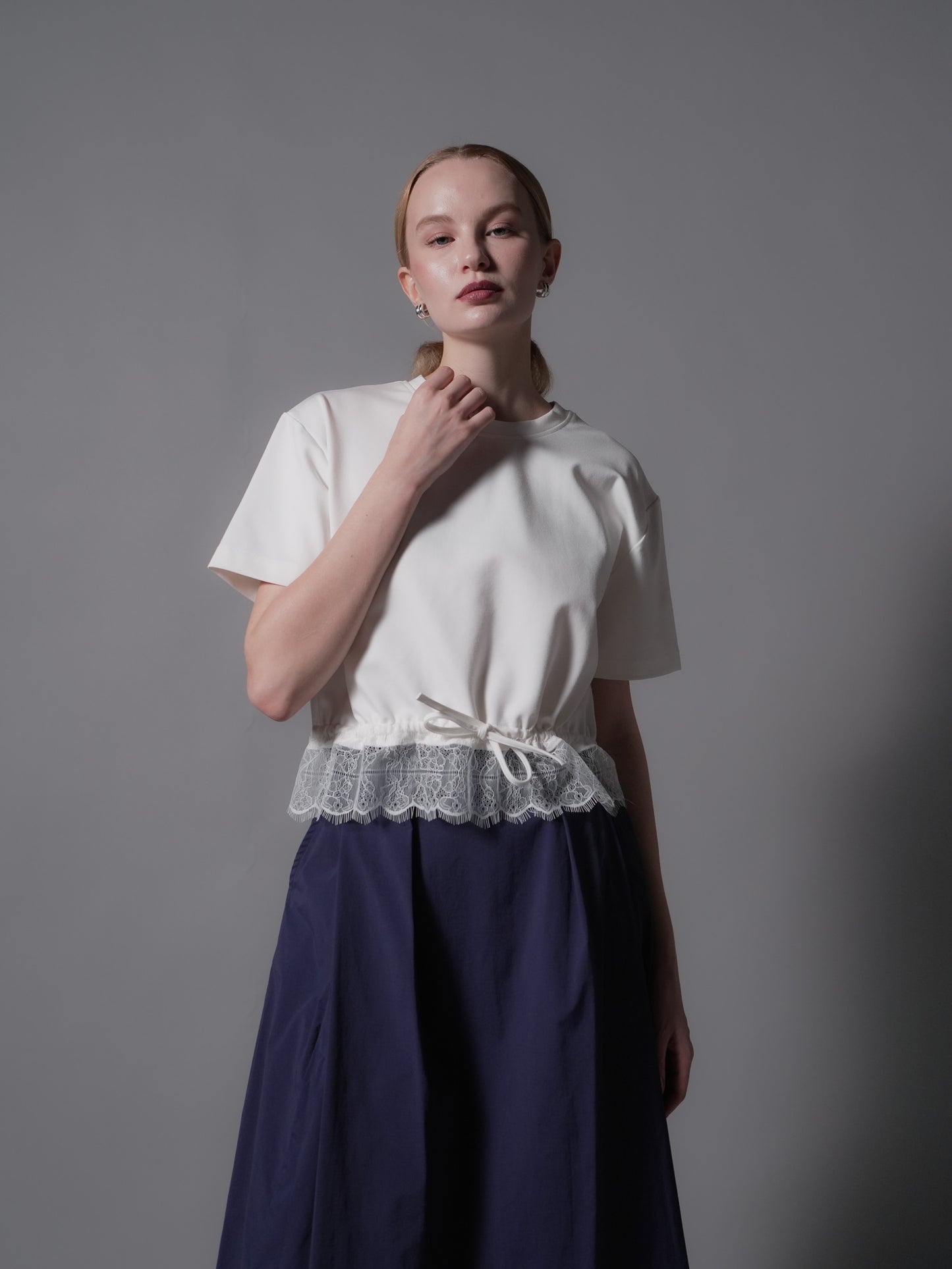Fatima Lace Combi With Cord Top