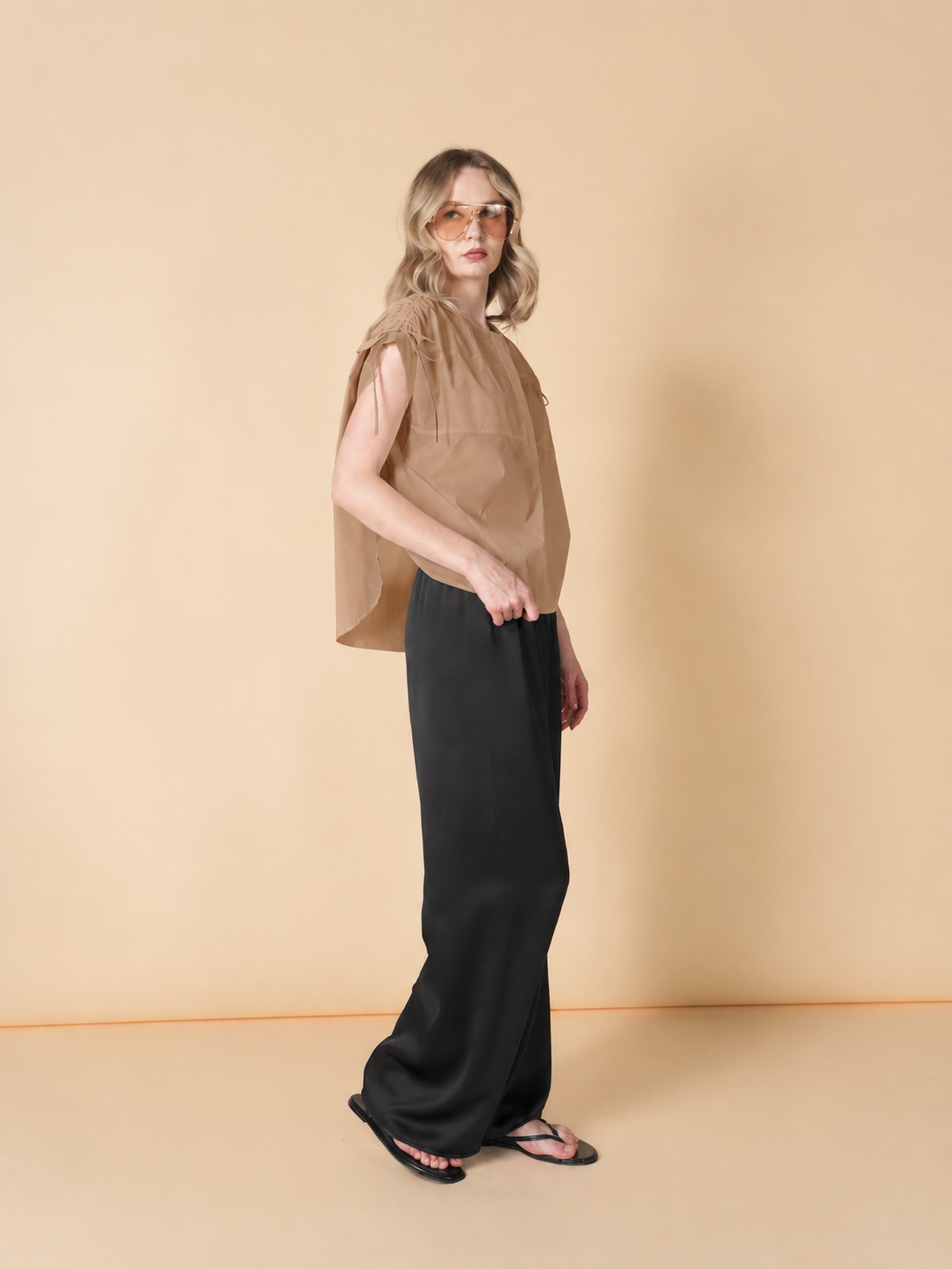 Krishna Pulling Shoulder Top