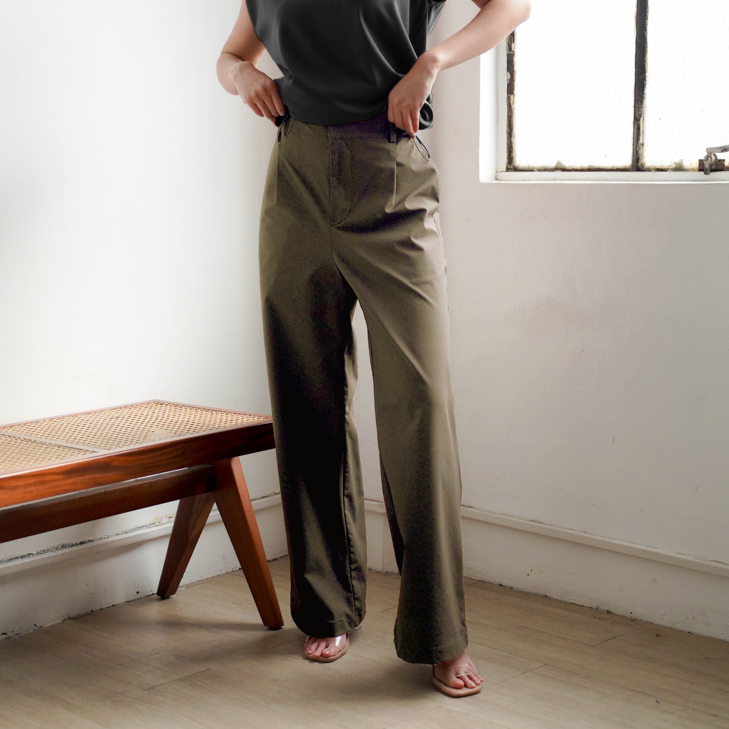 Emerson wideleg pants