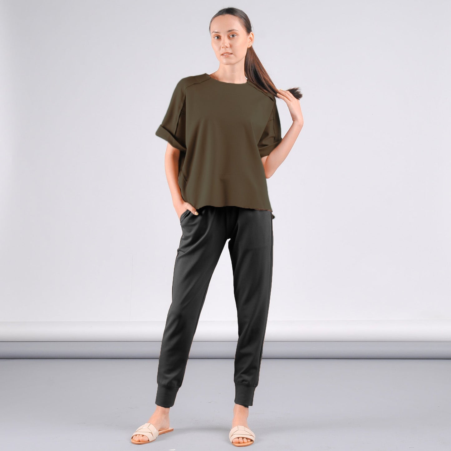 Jeremy Folded Sleeve Top