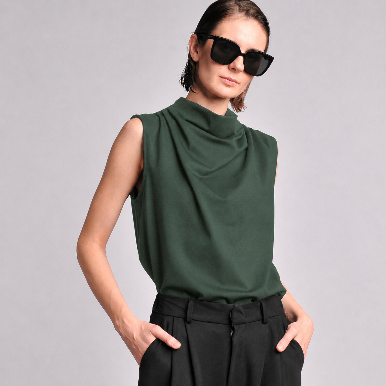 Liana Pleated Top
