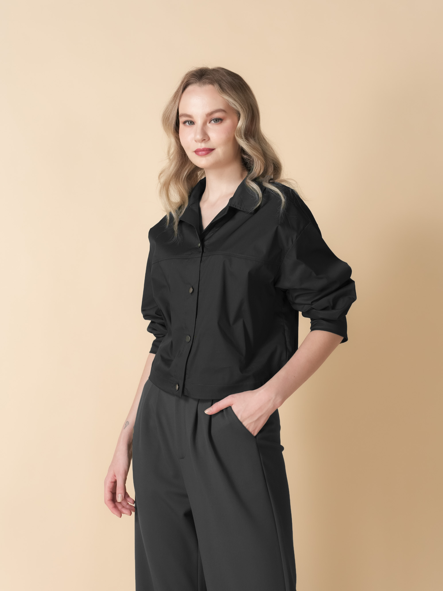 Milar Boxy Long Sleeve Top