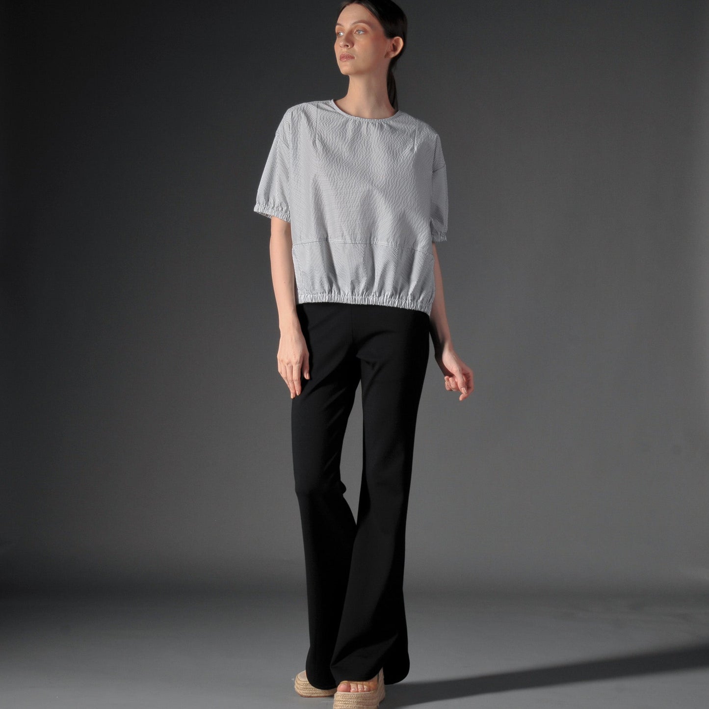 Iris gartered hem Top