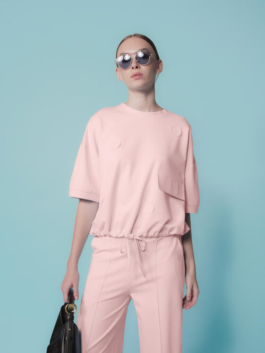 Pola Polka Detail Top