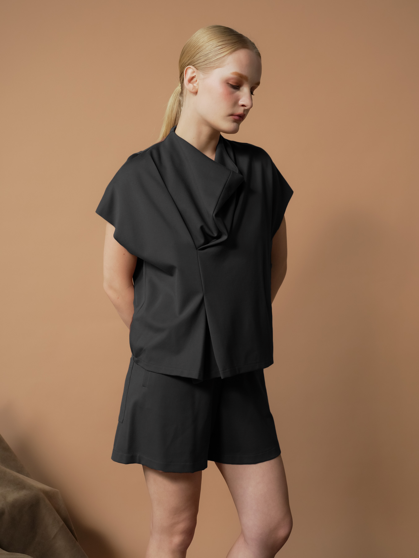 Sylvie Draped Neck Top (Special Price)