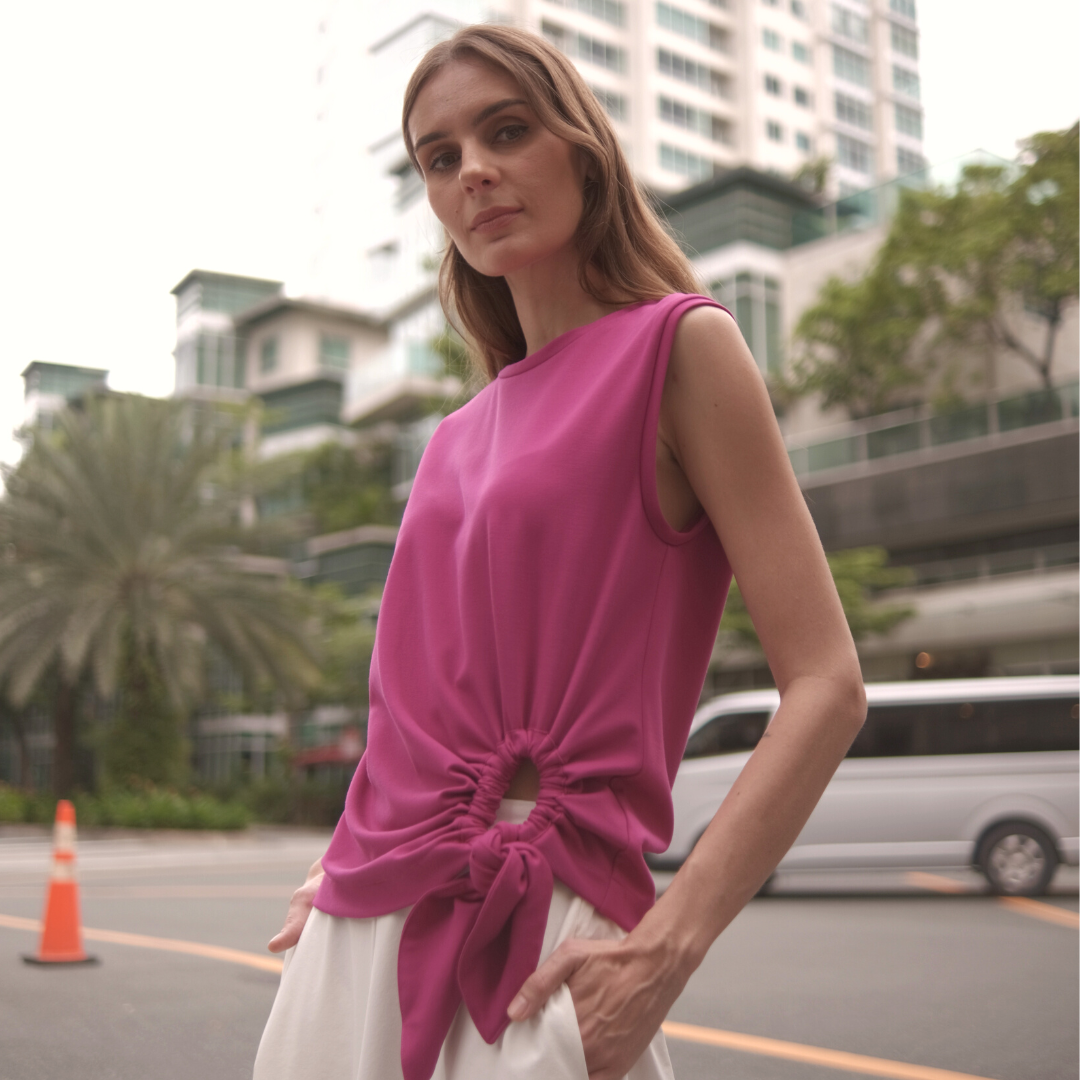 Jessie Tie Detail Sleeveless Top