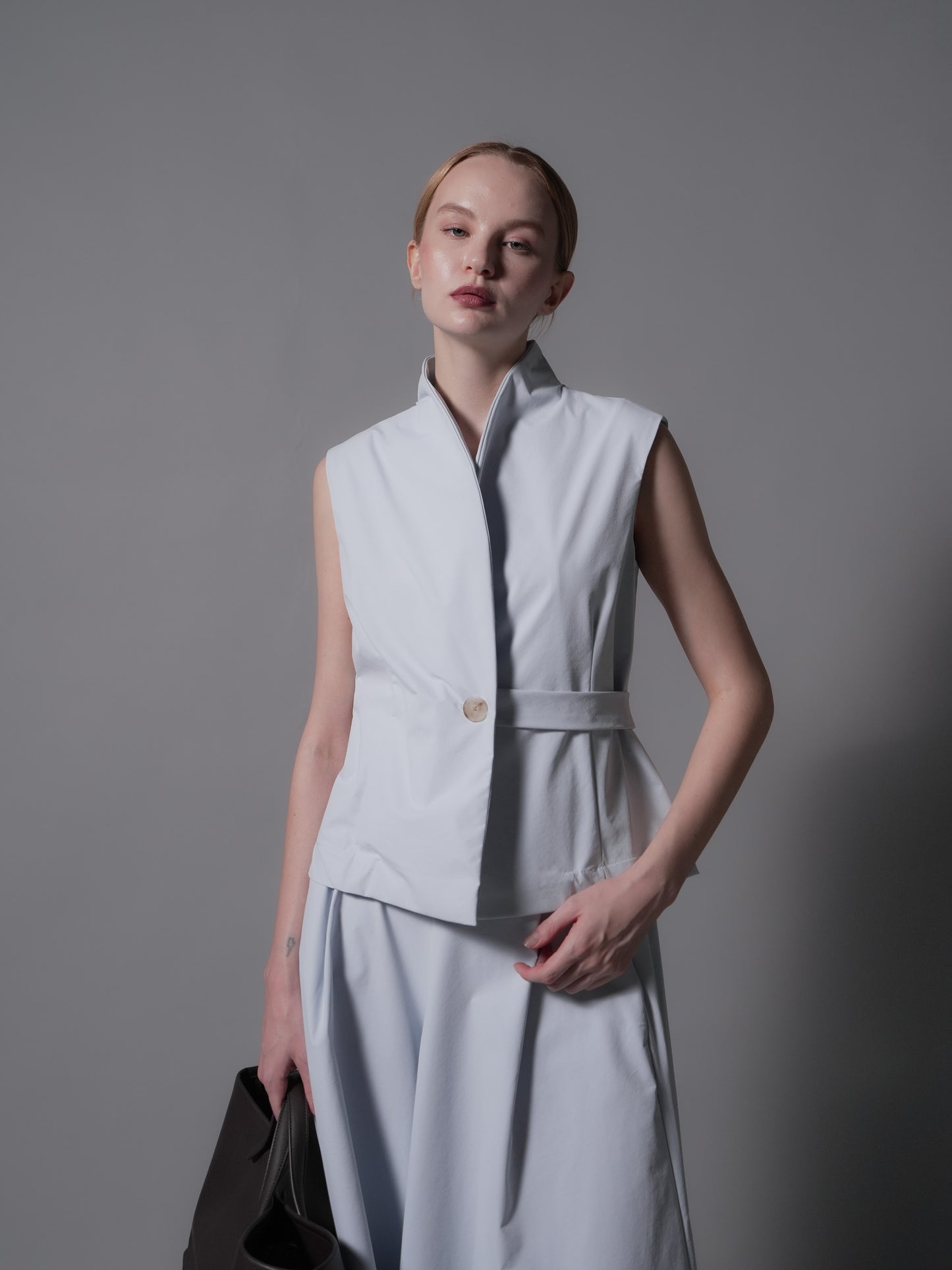 Carat One Side Belted Vest