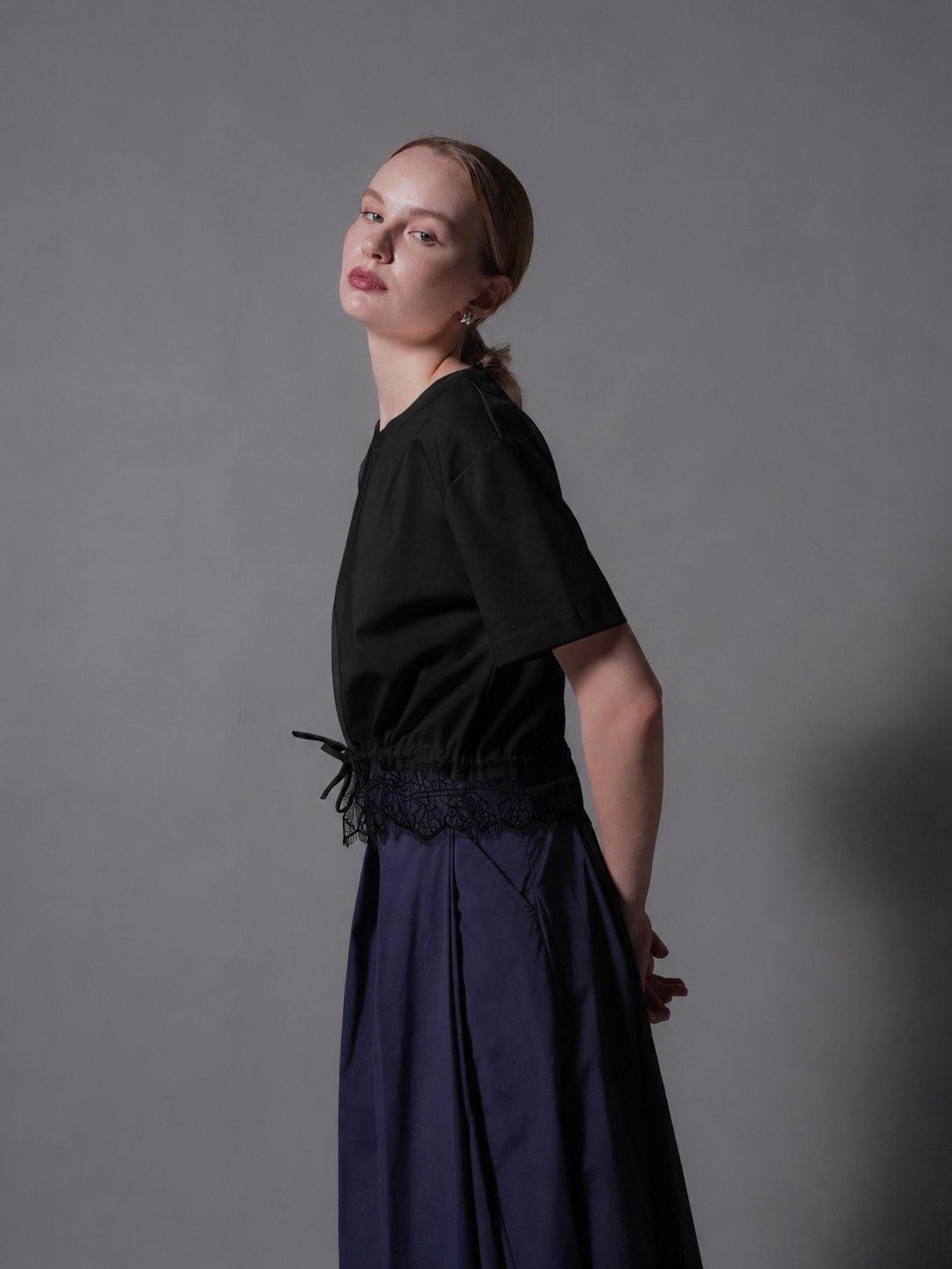 Fatima Lace Combi With Cord Top