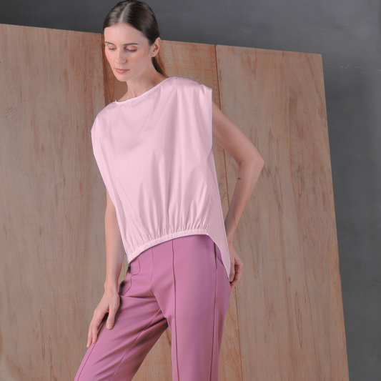 Penny Gartered Hem Top