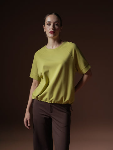 Malou Raglan Toggle Hem Top