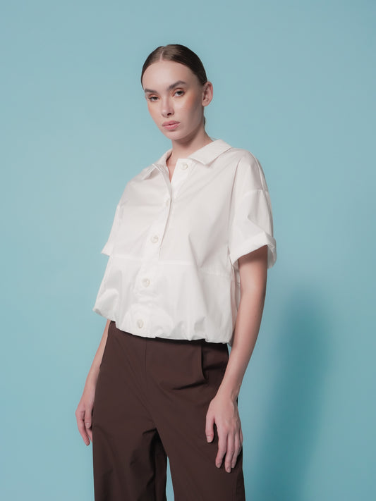 Emmy Bubble Hem Polo