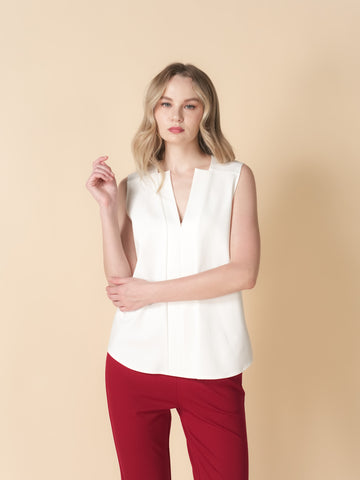 Klarisse V-neck Sleeveless Top