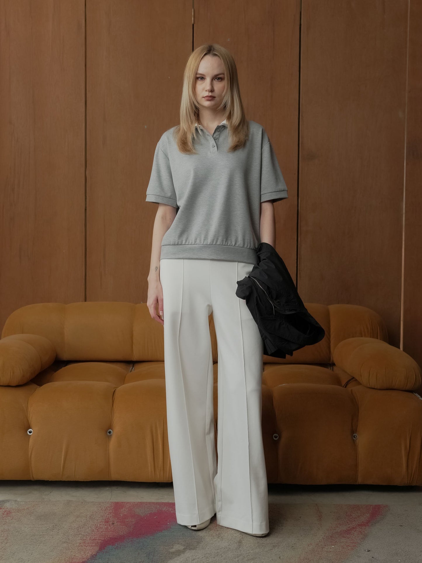 Dina Double Collar Combi Top