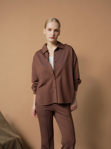 Blair Long Sleeve Collared Top