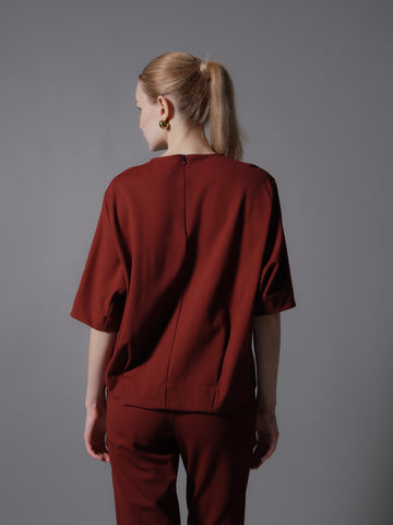 Rosalia Loose Zipped Blouse