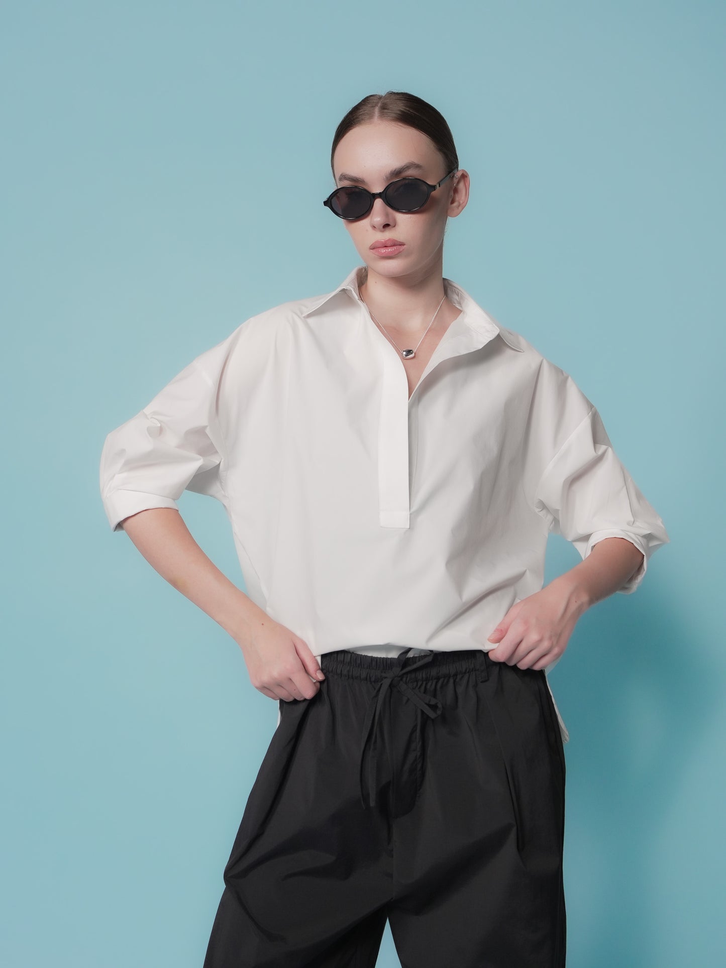 Rima Open Placket Polo