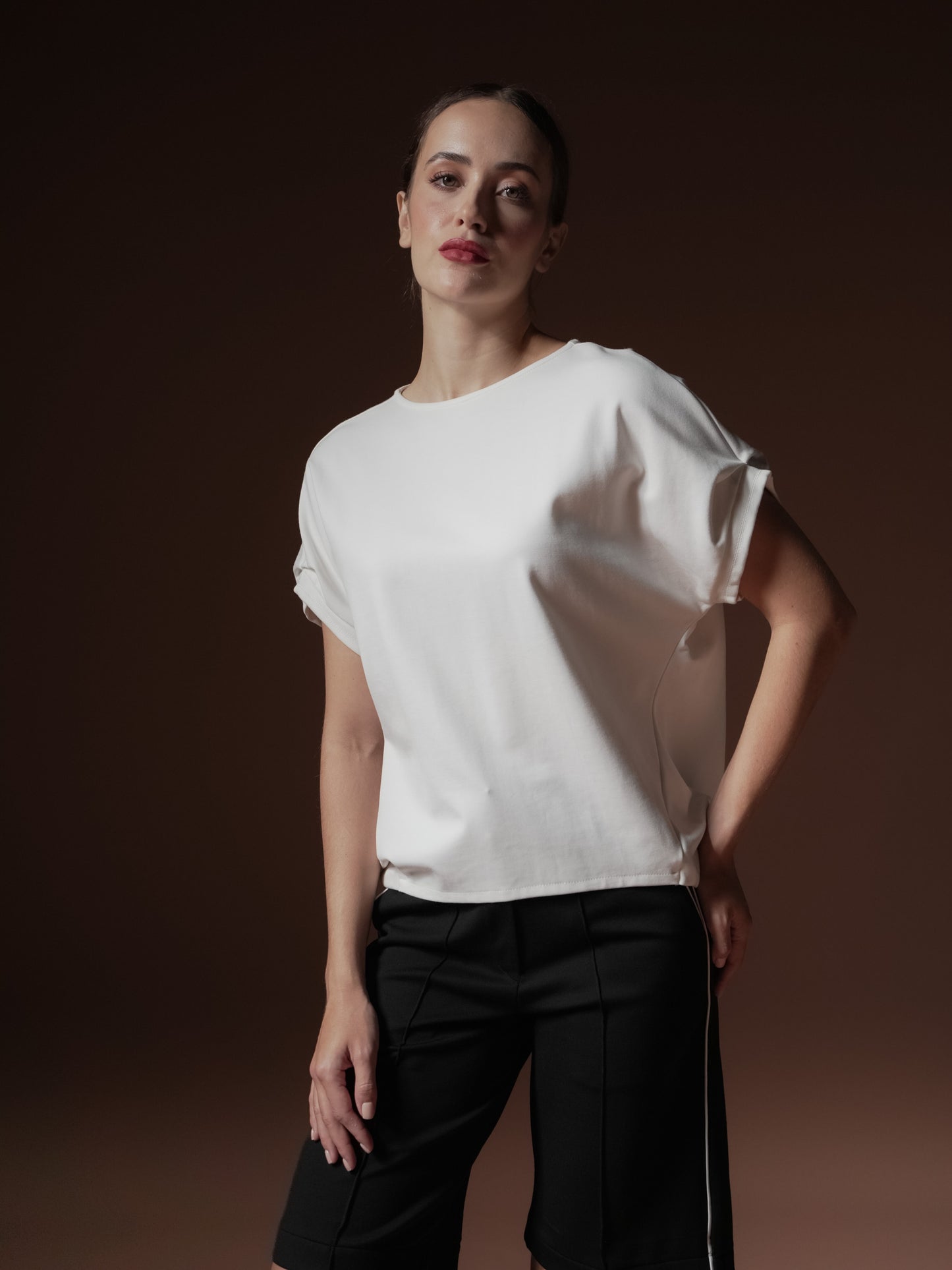 Debby Pleated Sleeve Blouse