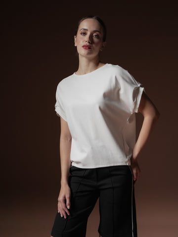 Debby Pleated Sleeve Blouse