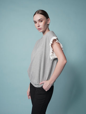 Amelia Ruffle Combi Top
