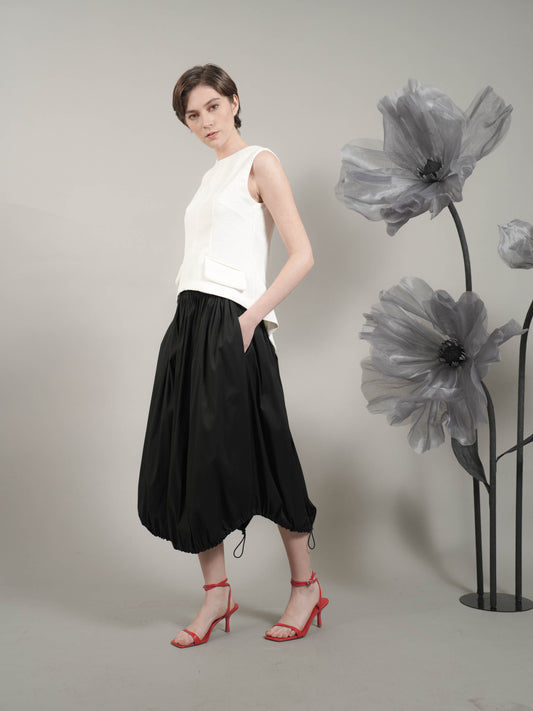 RM Balloon Skirt with Back Slit